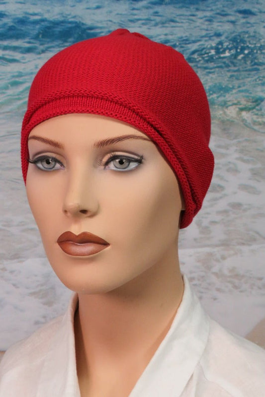 Baumwollmütze Damen bequem