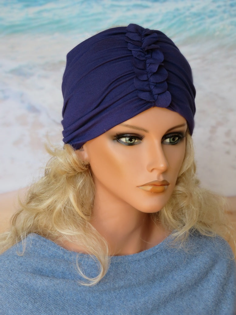 Bandana +Königsblau+Haarband