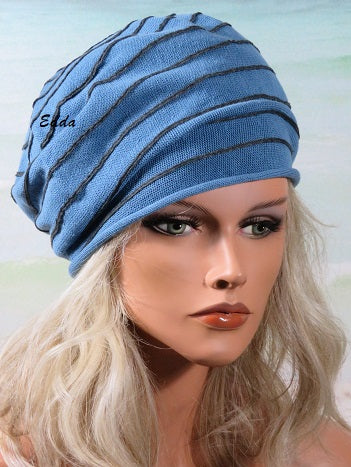 Maritime Mütze Hellblau,,