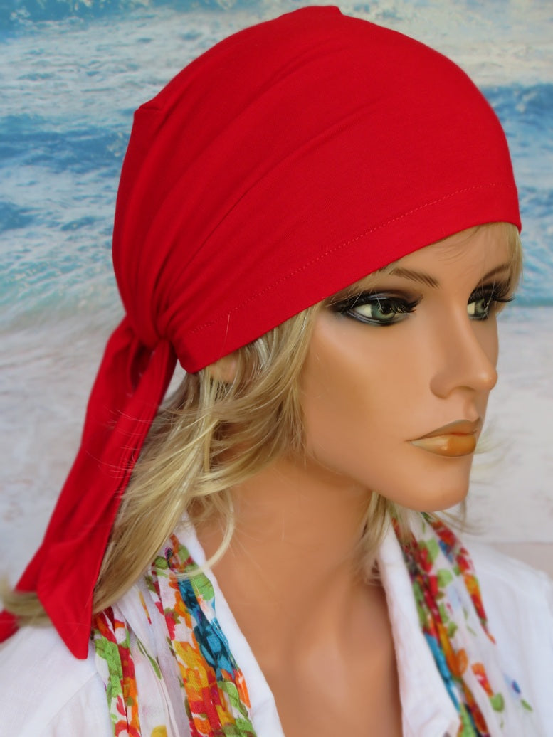 Rotes Tuch Bandana.+