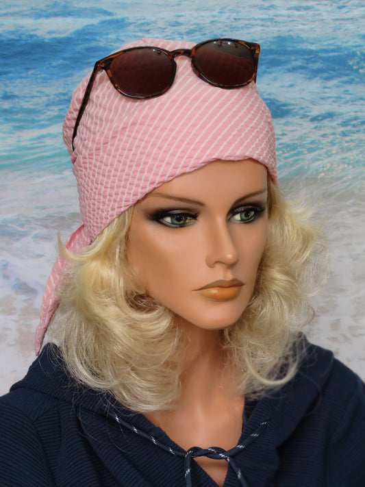 Strandtuch Bandana Köpftücer gebunden