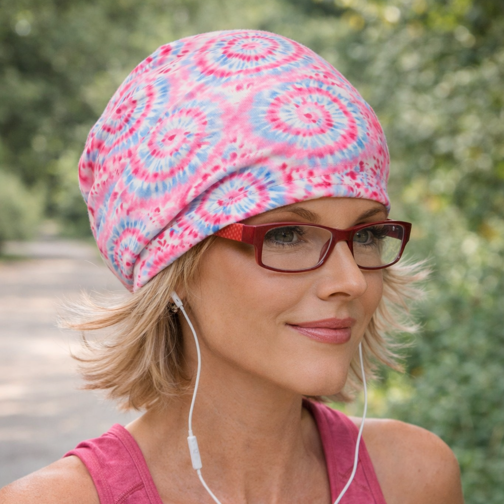 Bequeme Beanie Mütze für Damen ideal für Sport Bewegung und Alltag