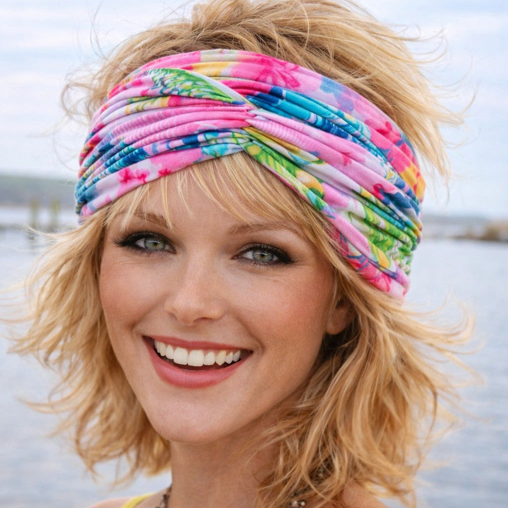 Baumwoll-Stirnband für Damen, leicht und bequem im Sommer