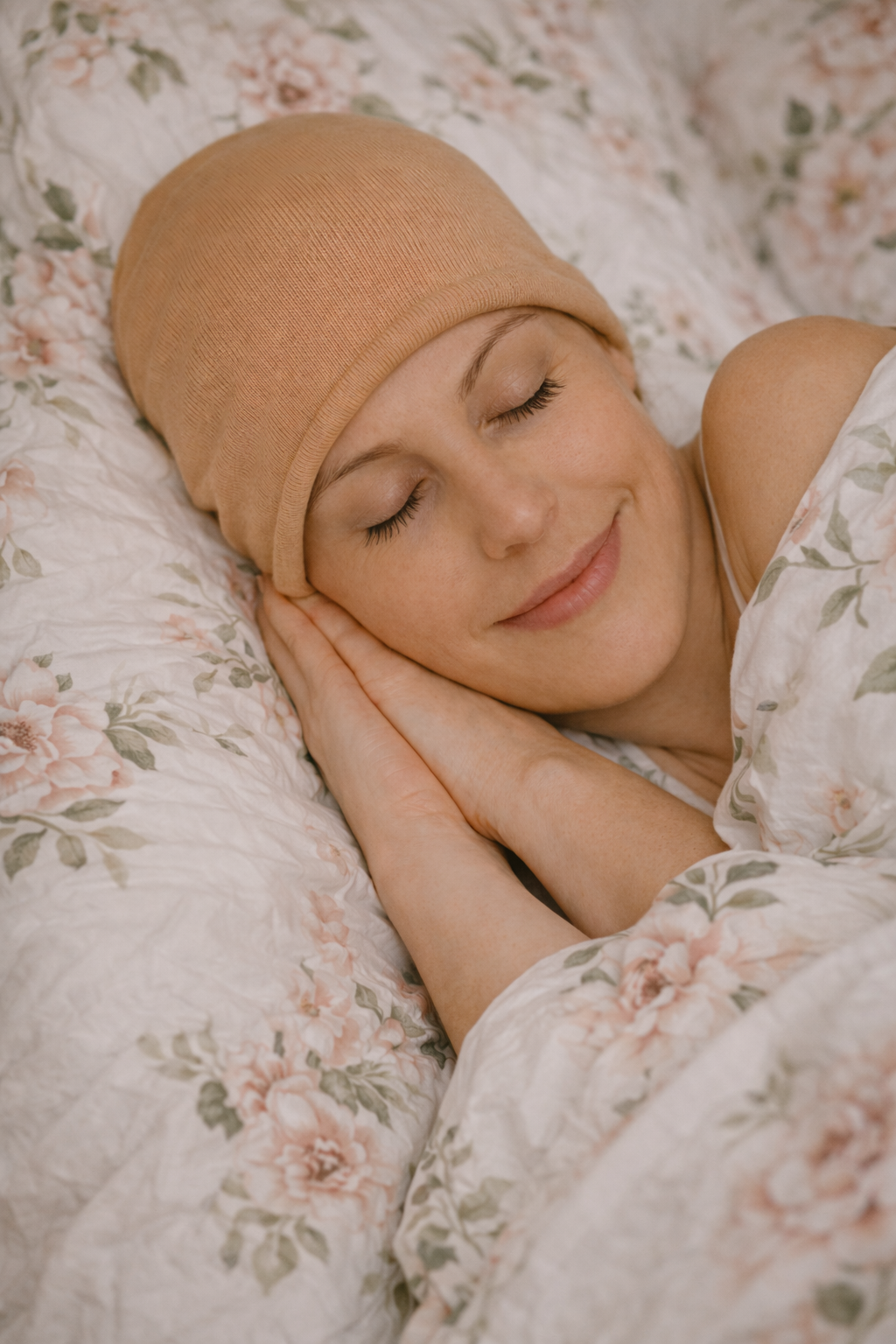 Weiche Schlafmütze-Nachtmütze für empfindliche Kopfhaut bei Chemotherapie und Alopezia