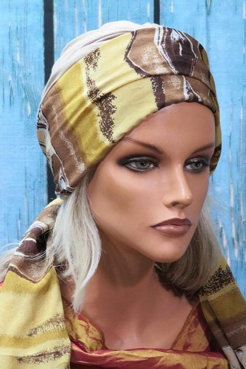 Schöne Turbane Seide