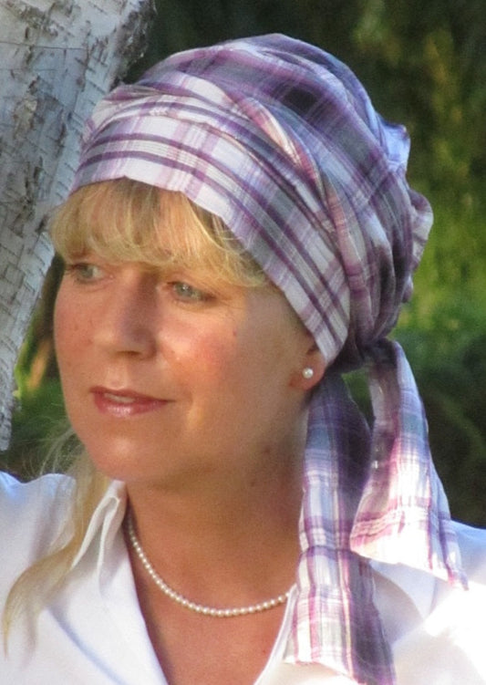 schöne Kopftücher gebunden