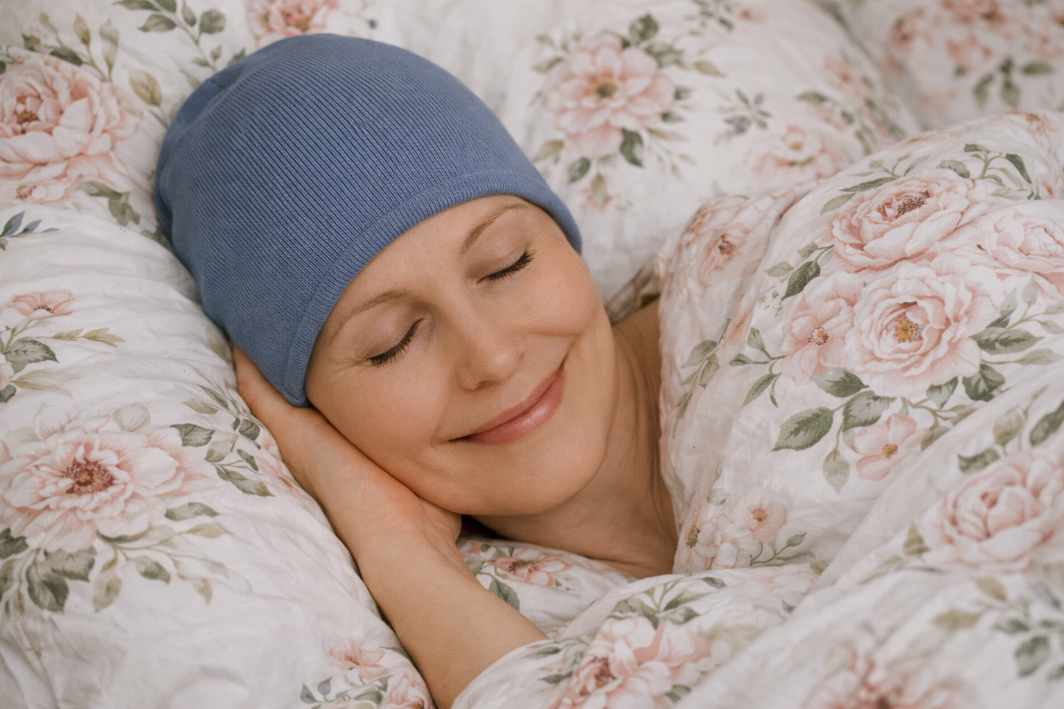 Schlafmütze Nachtmütze bei Chemo und Alopezia