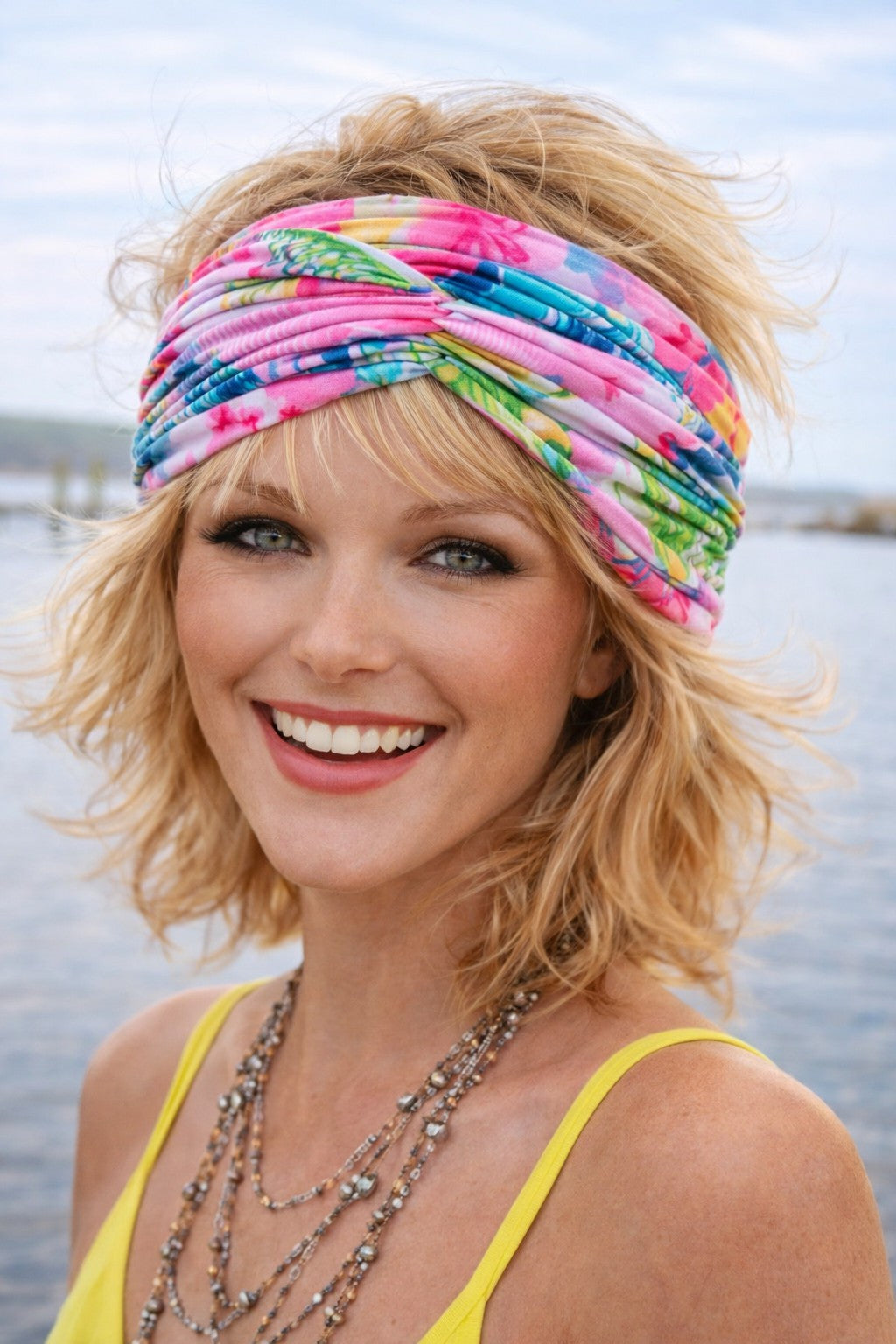 Baumwoll-Stirnband für Damen, leicht und bequem im Sommer